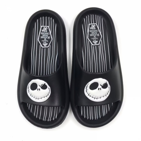 The Nightmare Before Christmas Jack Skellington Grin Flip Flop Slide Sandals